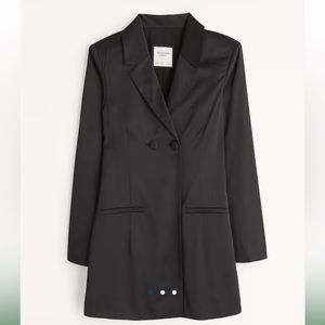 Abercrombie satin blazer mini dress